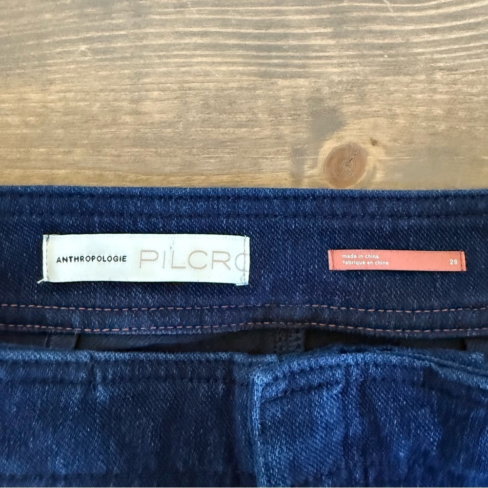Anthropologie Pilcro Womens 28 Blue Ultra High Rise Relaxed Jogger Jeans‎ - Picture 5 of 9